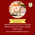 Concurso para ser Bibliotecaria del Colegio